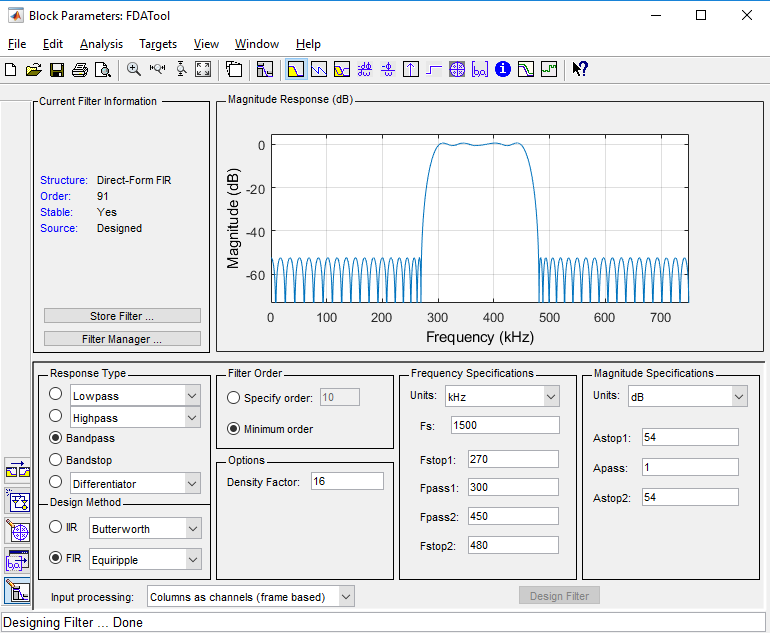 طراحی فیلتر FIR با ابزار System Generator for DSP